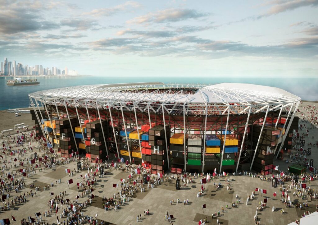 imagem do Estádio do Porto de Doha